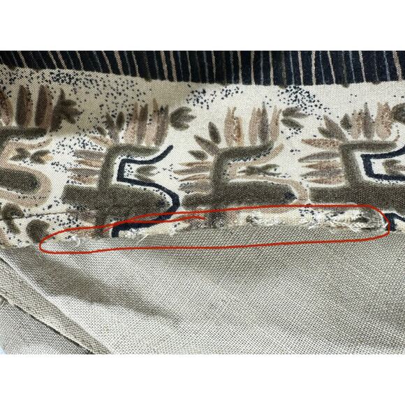 Justin B Jones Womens Vest Size 3X Beige Black Multi Southwest Tribal Aztec READ - Picture 7 of 7